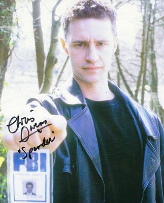 X Files Chris Owens signed photo. 8x10 inches