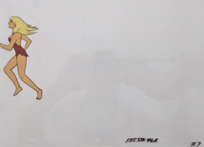 Jana Of The Jungle Original Animation Cel - 10x12 inches