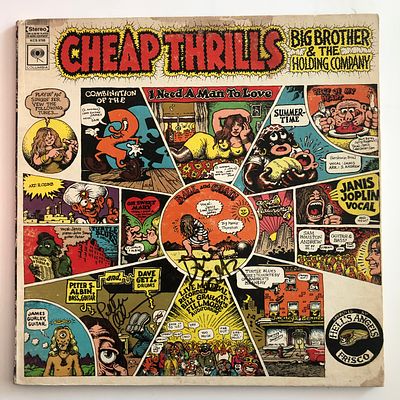 Big Brother And The Holding Company Cheap Thrills signed album autographed by Peter Albin and 
