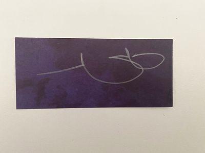 The Thing Thomas G Waites Original Signature. Thomas G Waites Original Signature . 6x3 inches