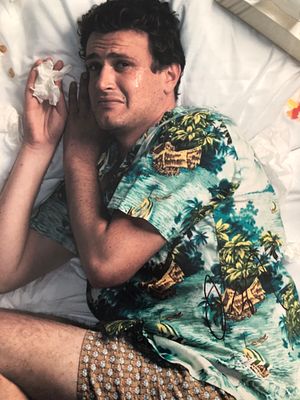 Forgetting Sarah Marshall Jason Segel signed movie photo. Forgetting Sarah Marshall signed movie 