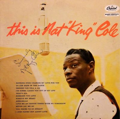 Nat King Cole This Is Nat King Cole signed album