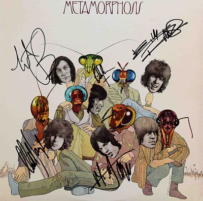 Rolling Stones Signed Album. Rolling Stones Metamorphosis album signed by Keith Richards, Mick 