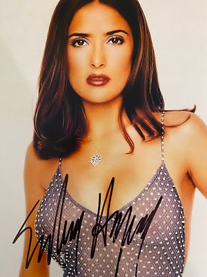From Dusk Til dawn Salma Hayek signed photo. Salma Hayek signed photo. 8x10 inches