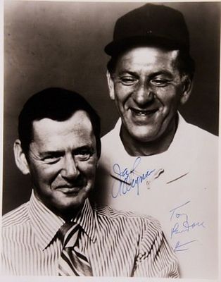 Jack Klugman and Tony Randall facsimile signed Odd Couple photo. portrait photo from "The Odd 
