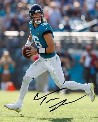 Jacksonville Jaguars 
Trevor Lawrence
facsimile signed photo. Jacksonville Jaguars Trevor 
