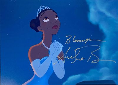 The Princess and the Frog Anika Noni Rose facsimile signed movie photo. The Princess and the 