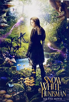 Snow White & The Huntsman Kristen Stewart facsimile signed photo. 8x10 inches. This item is a 