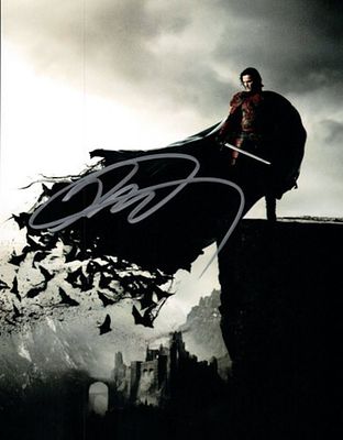Dracula Luke Evans facsimile signed photo. 8x10 inches. This item is a reprint of an original 