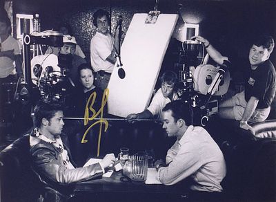 Fight Club Brad Pitt facsimile signed movie photo. Fight Club Brad Pitt facsimile signed movie 