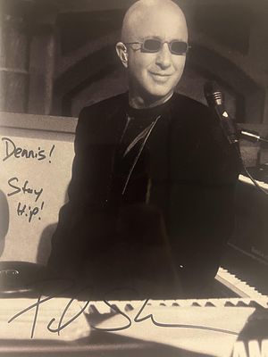 Paul Shaffer signed photo. 8x10 inches