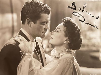 Kitty Foyle Dennis Morgan signed movie photo. This Woman is Dangerous signed movie photo 