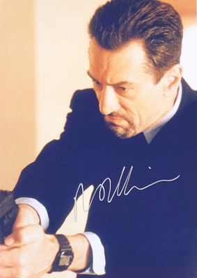 Heat Robert De Niro facsimile signed movie photo. Heat facsimile signed movie photo autographed 