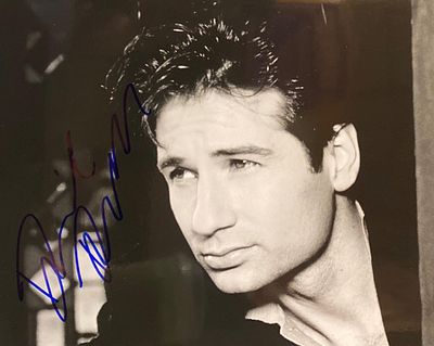 X Files David Duchovny Signed Photo. David Duchovny Signed Photo. 8x10 inches