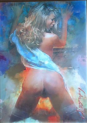 Ulrika Ericsson Trading Card signed by Artist Edward Vela- RARE