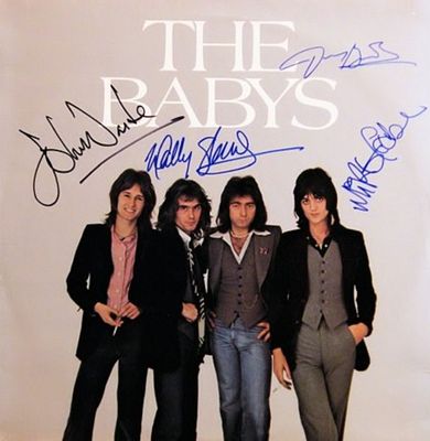 The Baby's signed debut The Baby's album. The Baby's 1976 debut album The Baby's autographed by 
