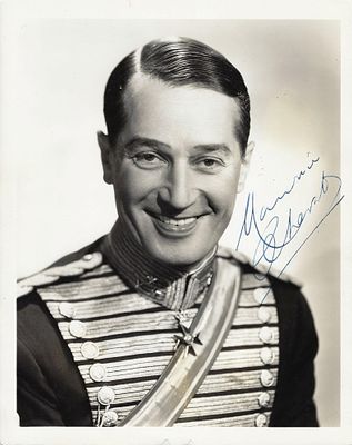 Livin In The Sunlight Maurice Chevalier signed photo. Maurice Chevalier signed photo. 8x10 inches