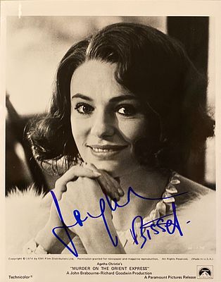 Murder on the Orient Express Jacqueline Bisset signed movie photo. Murder on the Orient Express 