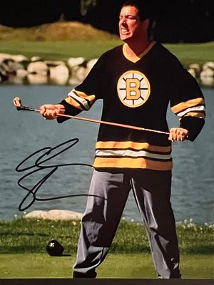 Happy Gilmore Adam Sandler signed photo. 8x10 inches