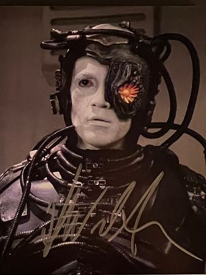 Star Trek Jonathan Del Arco signed photo. 8x10 inches