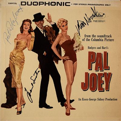 Pal Joey cast signed soundtrack- Frank Sinatra. This is the Soundtrack to the 1957 Columbia 
