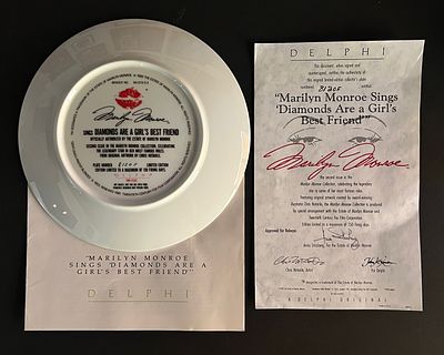 1990 Delphi limited edition Marilyn Monroe Collectable Dish. Limited edition Delphi collector 