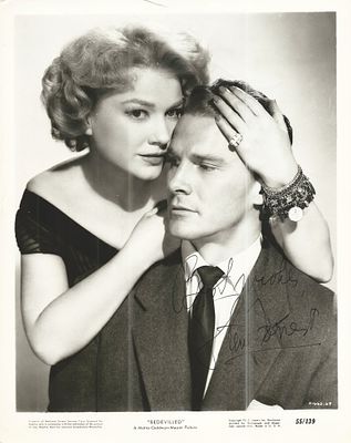 Steve Forrest signed photo. 8x10 inches