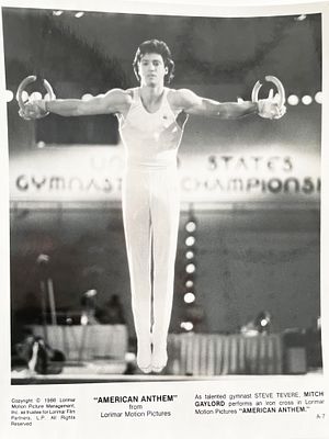 American Anthem Mitch Gaylord original 1986 vintage movie photo. 8x10 inches