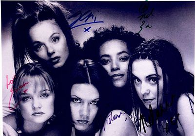 The Spice Girls facsimile signed photo autographed by Melanie Brown, Melanie Chisholm, Emma 