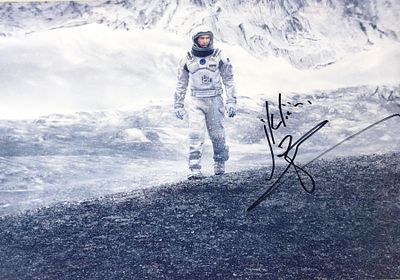 Interstellar Matthew McConaughey facsimile Signed Photo. Interstellar Signed Photo autographed 