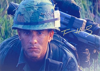 Forrest Gump Tom Hanks facsimile signed movie photo. Forrest Gump Tom Hanks facsimile signed 