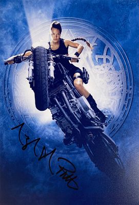 Lara Croft: Tomb Raider Angelina Jolie facsimile signed movie photo. 8x10 inches. This item is 