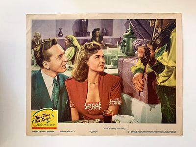 This Time for Keeps original 1947 vintage lobby card on heavy card stock. 11x14 inches