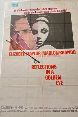 Reflections In A Golden Eye vintage movie poster - 1967 - 27x41 inches