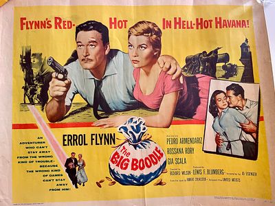 The Big Boodle vintage movie poster - 1956 - 22x28 inches