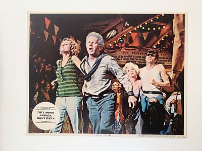 They Shoot Horses, Don't They? original 1970 vintage lobby card on heavy card stock. 11x14 inches