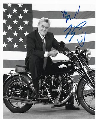 Talk Show Host Jay Leno signed photo. Jay Leno signed photo. 8x10 inches