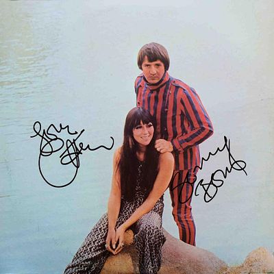 Sonny & Cher Greatest Hits 1967 signed album autographed Sonny Bono and Love Cher