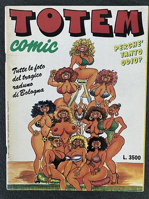 Totem Comic Italian Language Magazine dated July 1994. Approximately 70 pages