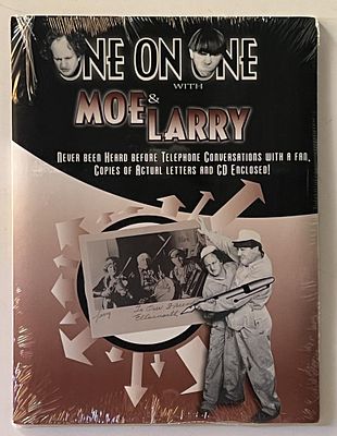 One on One with The Three Stooges Moe and Larry Collector CD and Copies of Letters. One on One 
