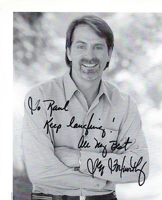 Are You Smarter Than A Fifth Grader Jeff Foxworthy signed photo. Jeff Foxworthy signed photo. 