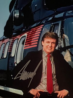 47th US President Donald Trump signed photo. 8x10 inches
