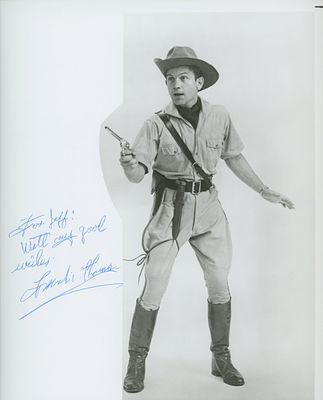 Space Cadet Frankie Thomas signed photo. Frankie Thomas signed photo. 8x10 inches