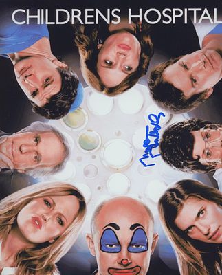Children's Hospital Megan Mullally signed photo. Children's Hospital signed photo autographed by 
