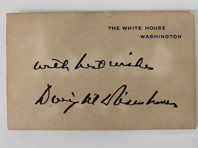 Dwight D. Eisenhower original signature