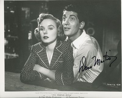 My Friend Irma Dean Martin signed movie photo. GFA Authenticated. My Friend Irma signed movie 