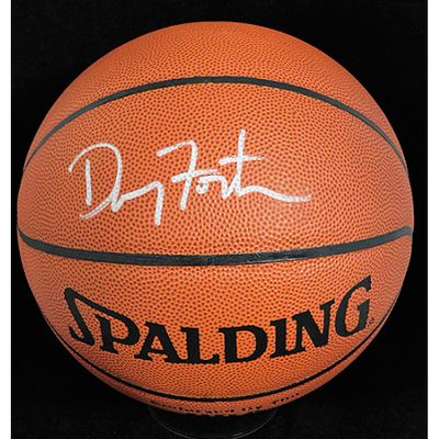 Golden State Warriors Danny Fortson Signed Spalding Indoor/Outdoor NBA Basketball JSA Authenticated