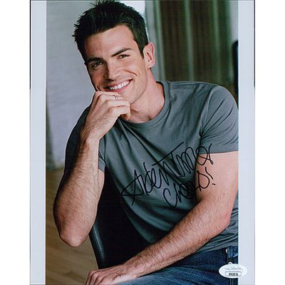 The Diplomat Aidan Turner signed photo. JSA Authenticated. The Diplomat Aidan Turner signed 