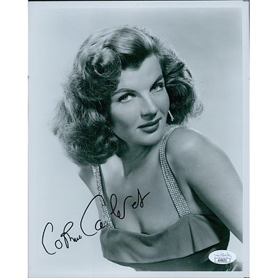 Sailor Beware Actress Corinne Calvet signed photo. JSA Authenticated. Actress Corinne Calvet 
