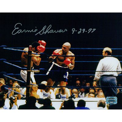 Earnie Shavers Signed 8x10 Card Stock Photo. Autographed card: Earnie Shavers Signed 8x10 Card 